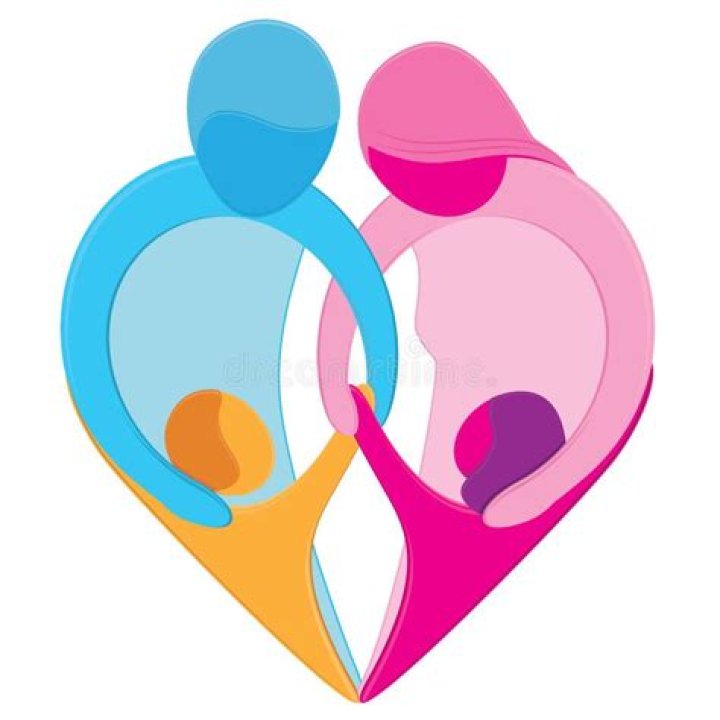 Family Love Heart Symbol stock vector. Illustration of bonding 17329113