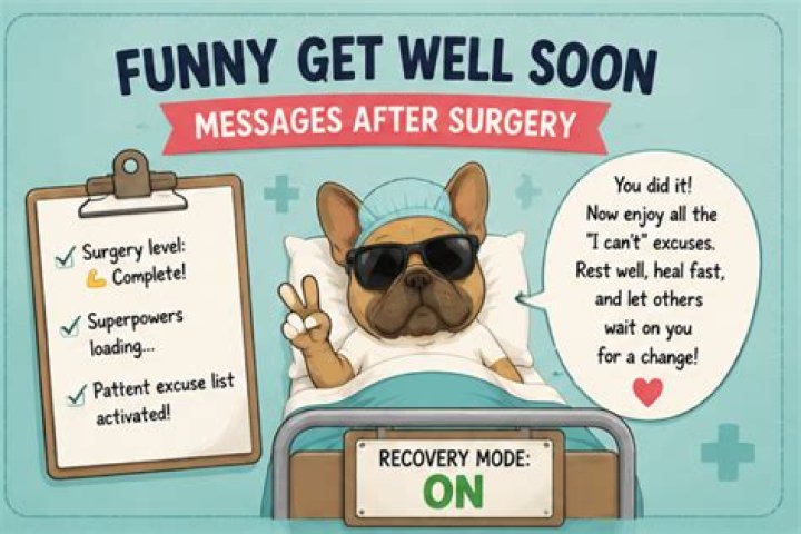 FANTASTIC FUNNY GET WELL AFTER YOUR OPERATION GET WELL GREETING CARD