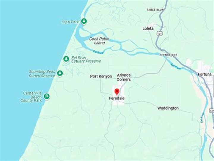 Ferndale California Map the Perfect northern California Road Trip