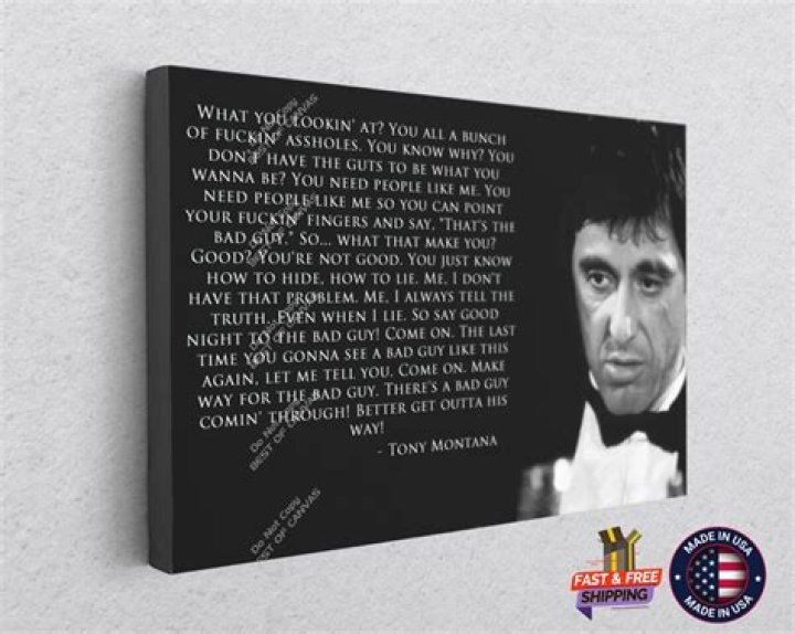 Film Scarface, Scarface Quotes, Montana Tattoo, American Crime, Al