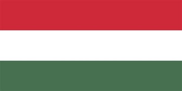 Flag of Hungary Red, White, and Green Tricolor