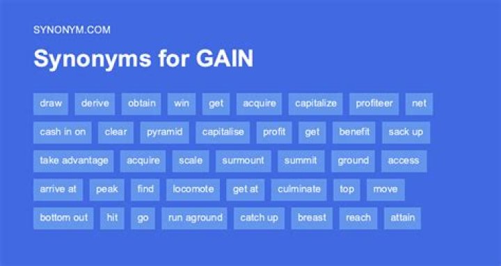 Gain Synonym