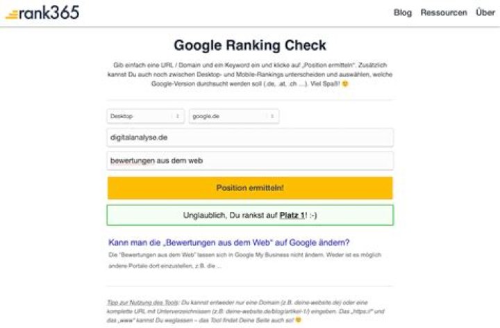 Google Ranking Check ganz einfach mit diesen 11 Tools