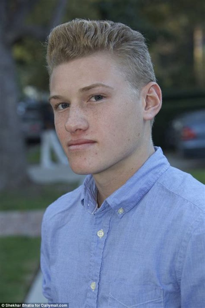 Grandson Ryan Davis, Mark's son, who is 17 and a talented drummer. His
