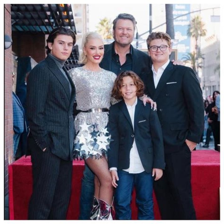 Gwen Stefani with children heading to church 02 GotCeleb