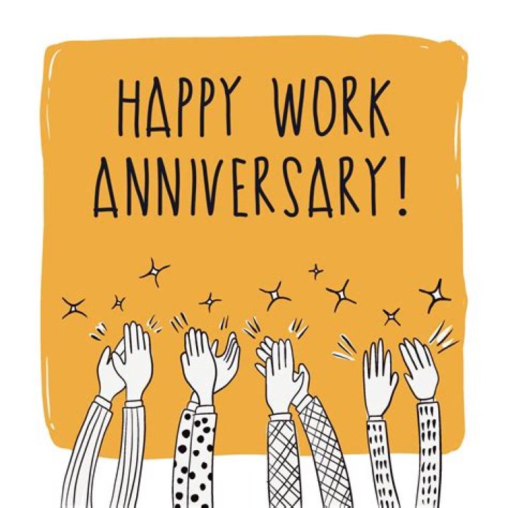 Happy Work Anniversary. Work Anniversary Images, Wishes, Cards.