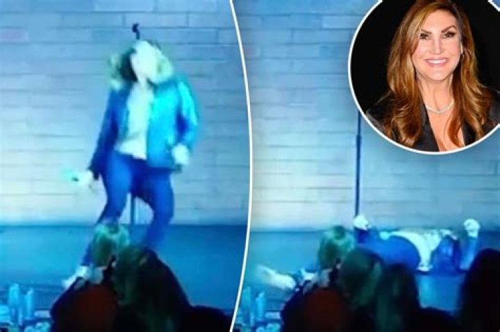 Heather McDonald collapses on stage and is taken to hospital after