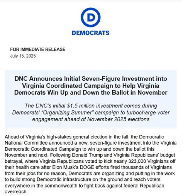 Help Democrats win in Virginia Swing Left