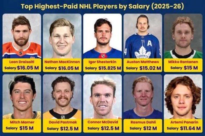 Highest Paid NHL Players Top 10 List ( 1989 2020 ) YouTube