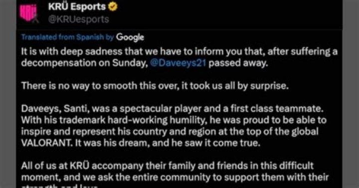 How did KRU Daveeys die? The gamer's death explained
