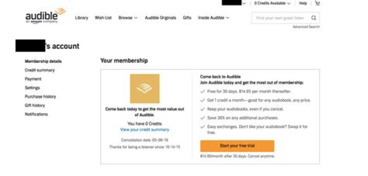 How to Cancel Audible A Stepwise Guide (August 2021) Widget Box