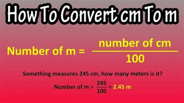 How To Change Cm To Inch