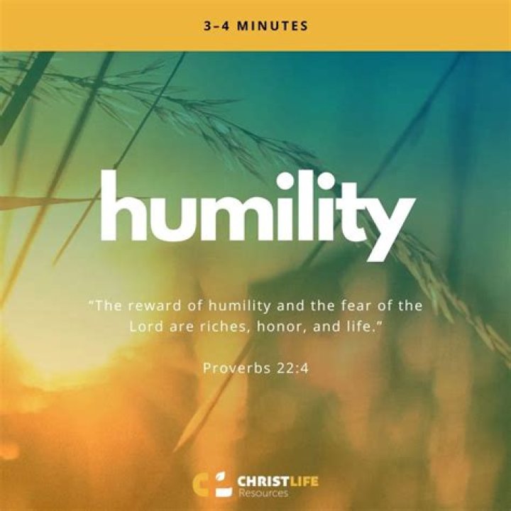 Humility &mdash; Christ Life Resources