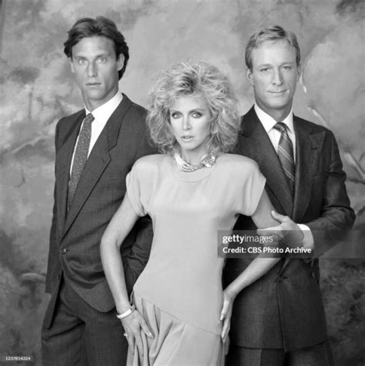 HUNT BLOCK & DONNA MILLS KNOTS LANDING (1979 Stock Photo, Royalty Free