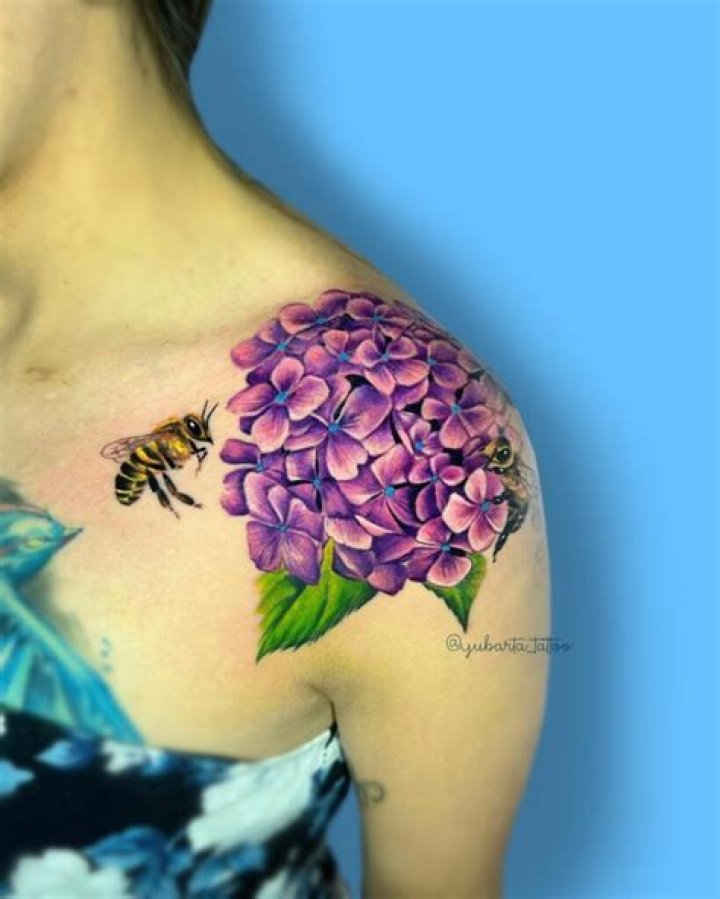 hydrangea flower tattoo designs breakfastFoodArtDrawing