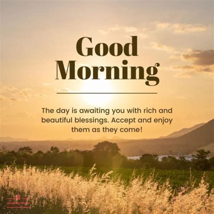Inspirational Good Morning Blessings Quotes Encouraging Morning