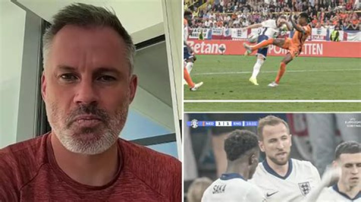 Jamie Carragher&rsquo;s immediate reaction to England penalty decision has