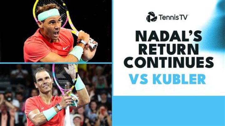 Jason Kubler vs Rafael Nadal ATP Brisbane Tennis BetsAPI