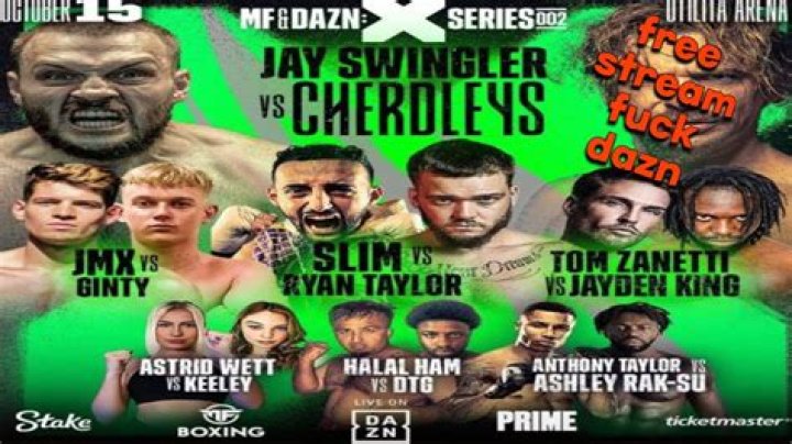 Jay Swingler vs Cherdleys Full Card Confirmed