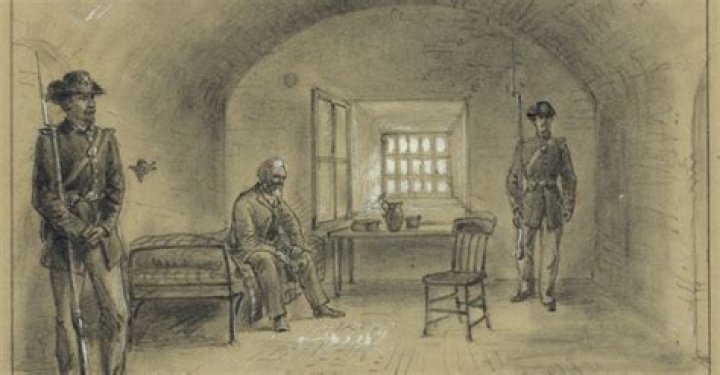 Jefferson Davis imprisoned at Fort Monroe Daily Press