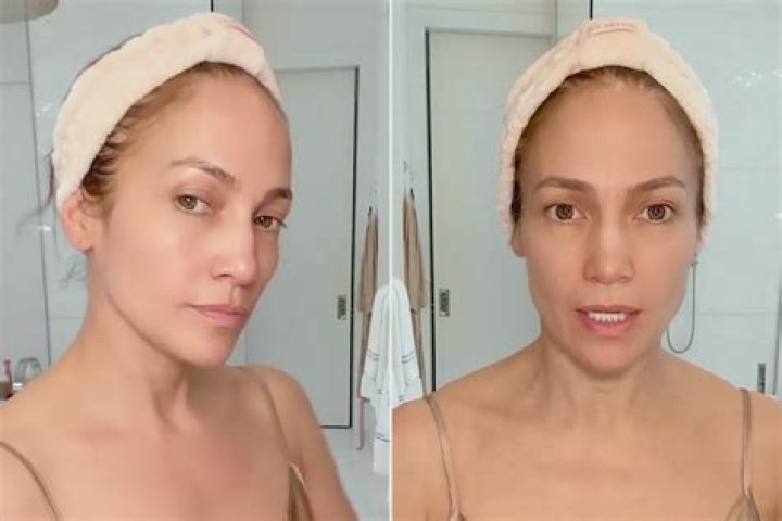 Jennifer Lopez without makeup