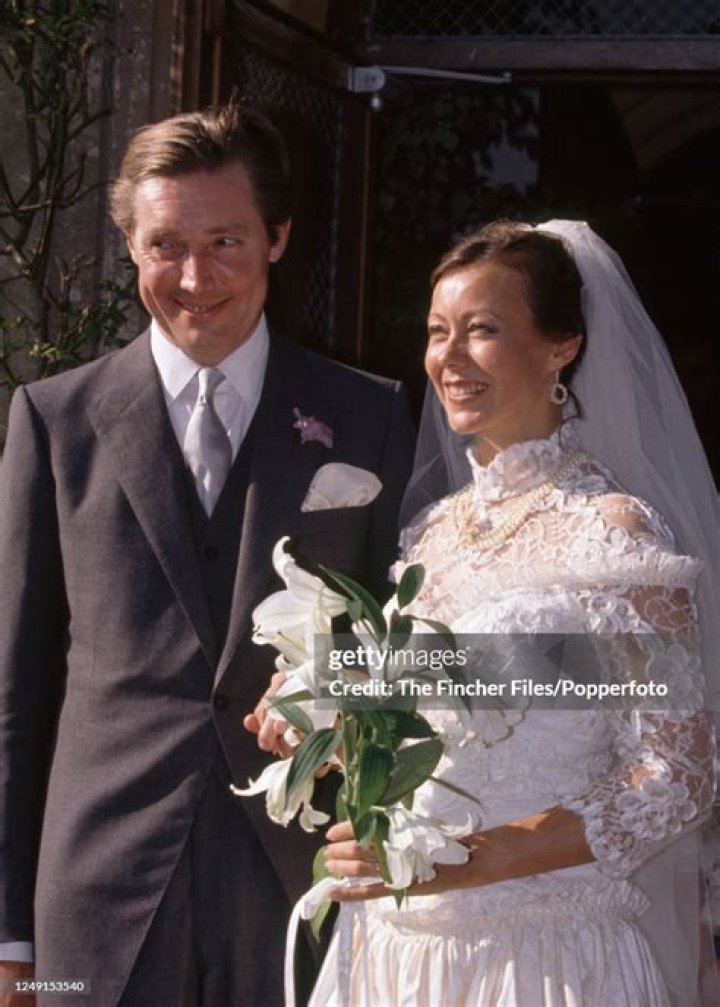 Jenny Agutter Johan Tham Wedding 1990 Redaktionelles Stockfoto