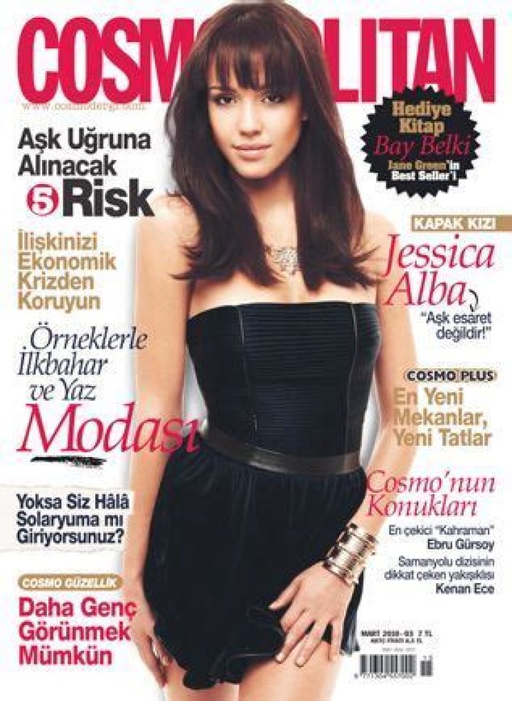Jessica Alba Cosmopolitan Magazine (Turkey) August 2014 Cover