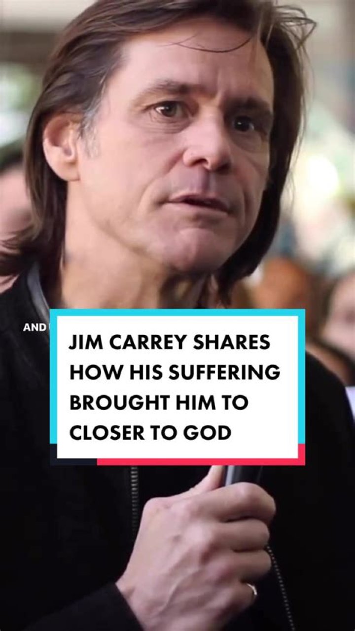 Jim Carrey Explains Suffering Why Catholic