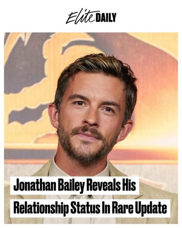 Jonathan Bailey's Relationship Status: A Comprehensive Guide