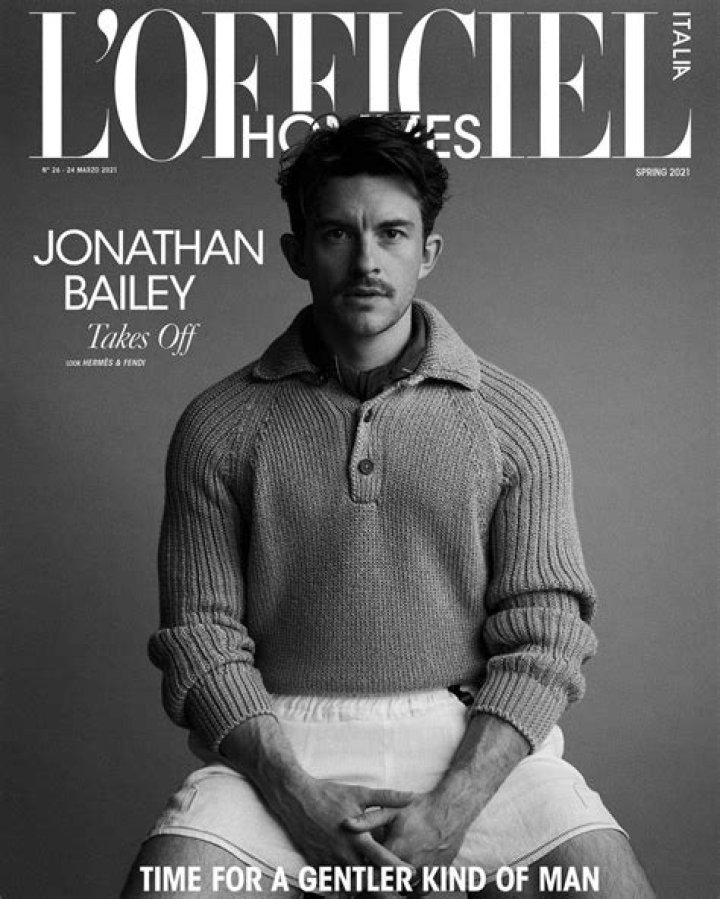 Jonathan Bailey covers L&rsquo;Officiel Hommes Italia Issue 26 Digital