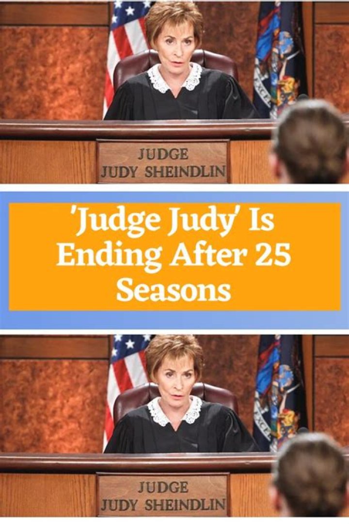 Judge Judy Ending After 25 Seasons; New Show Judy Justice in the