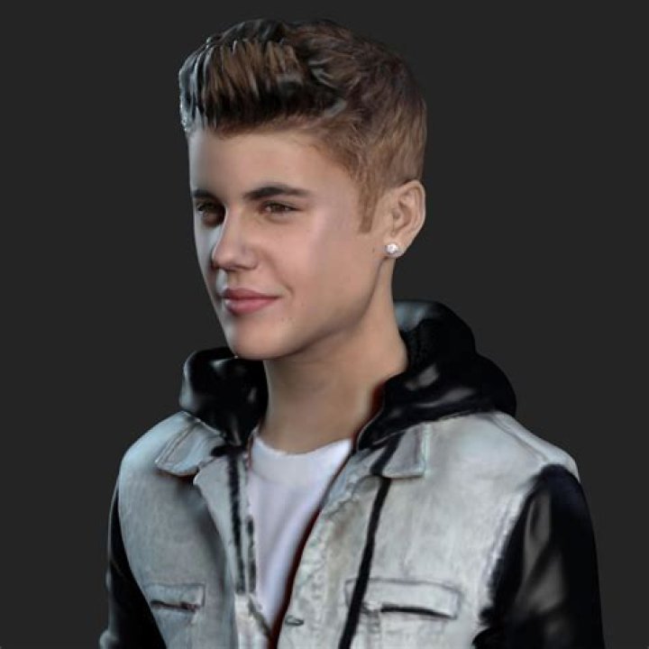justin bieber 3d obj