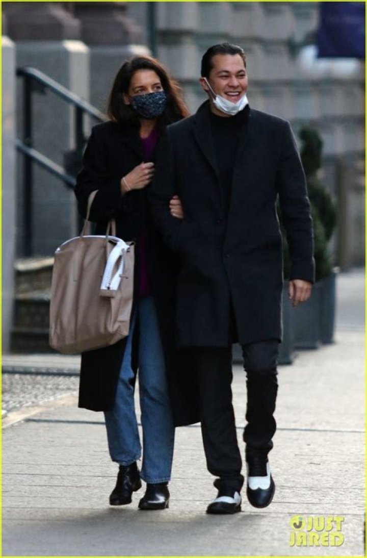 Katie Holmes With boyfriend Emilio Vitolo leaving Dekor NYC Furniture