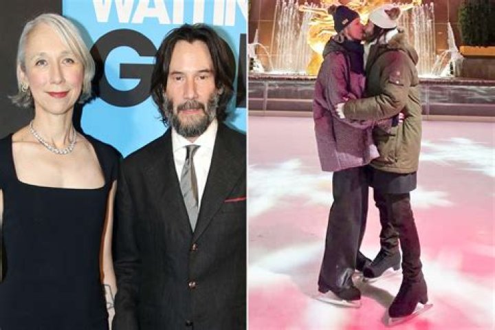Keanu Reeves Kisses Alexandra Grant With Eyes Open On Red Carpet