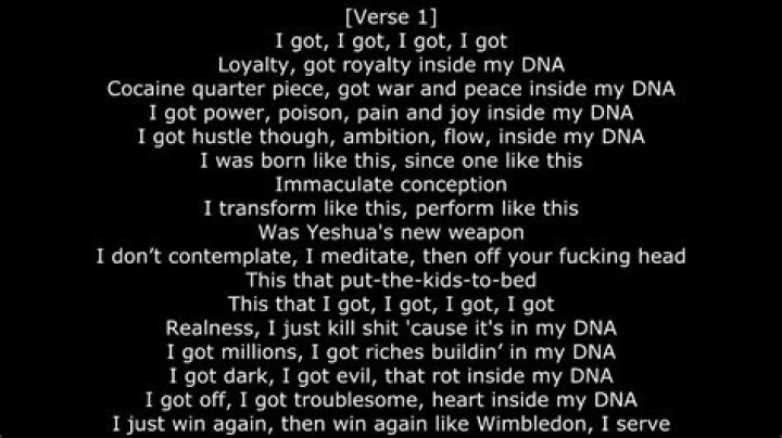 Kendrick Lamar DNA (Lyrics) YouTube