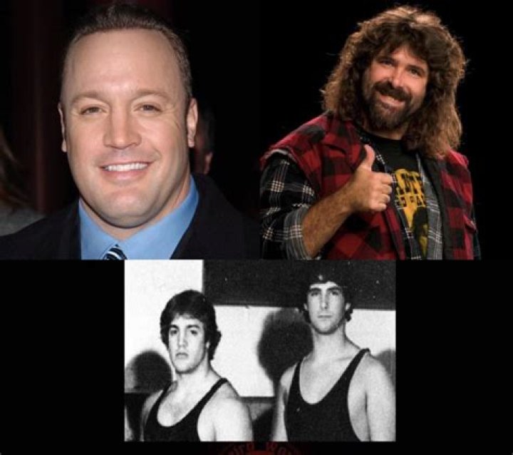 Kevin James and Mick Foley on the High School Wrestling team, 1983 r