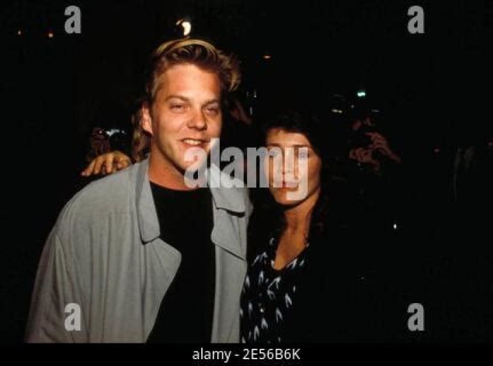 Kiefer Sutherland und Ehefrau Camelia Kath 1988 Quelle Ralph Dominguez