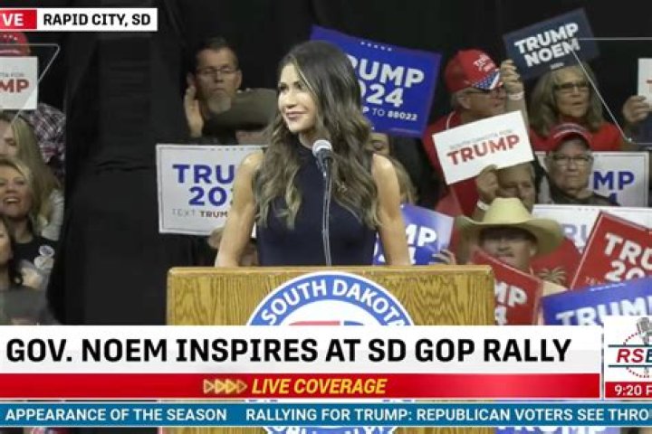 Kristi Noem complains about Trump’s ‘language’— then squirms when asked