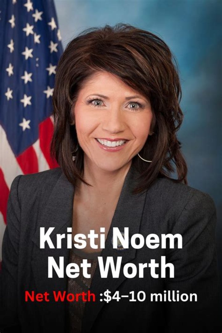 Kristi Noem Net Worth MANHATTAN SOCIETY