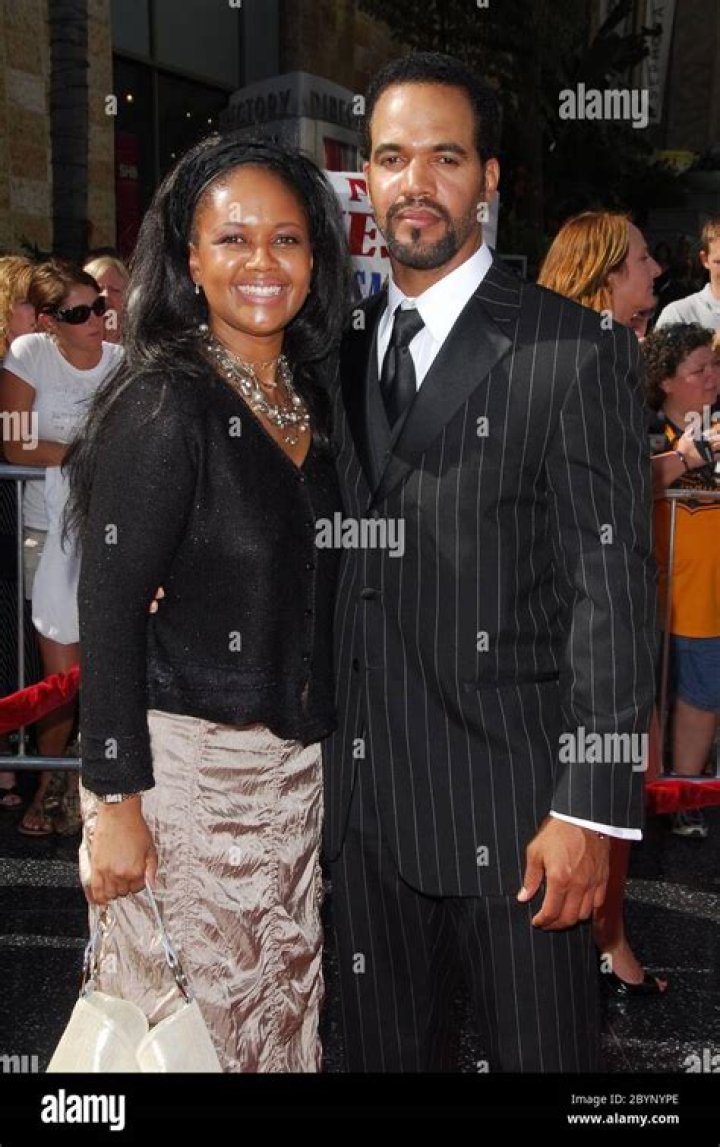 Kristoff St. John and wife Allana Nadal Stock Editorial Photo &copy; s