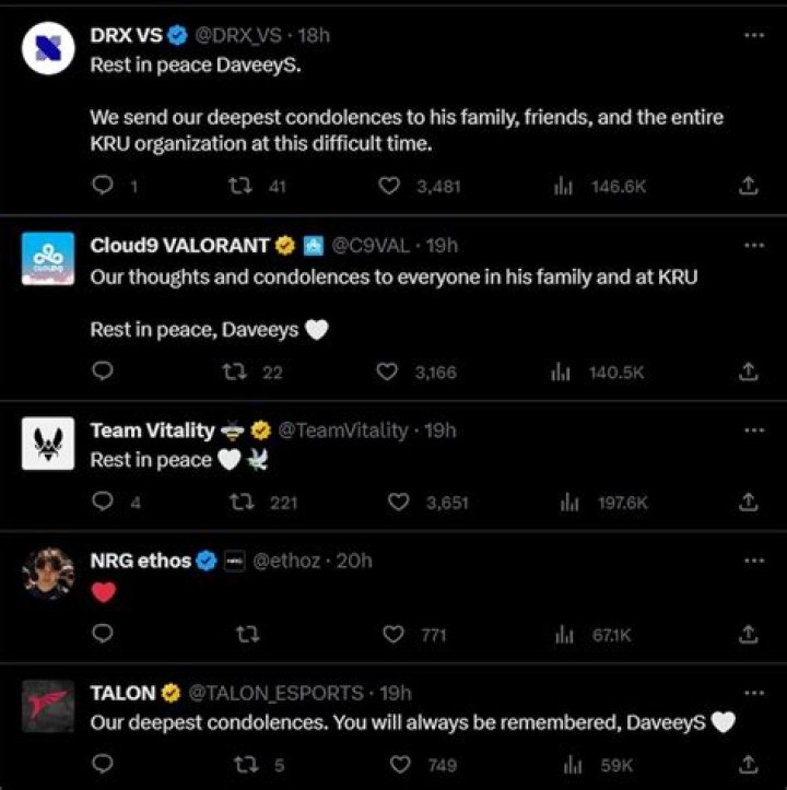 KRU Daveeys Death Reason? Valorant Pro Player KRU Daveeys Passed Away