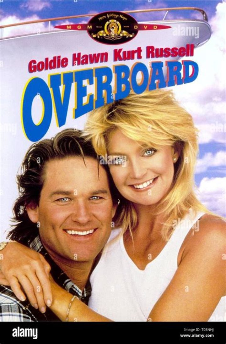 Kurt Russell in Overboard (1987) Kurt russell, Movie stars, Goldie