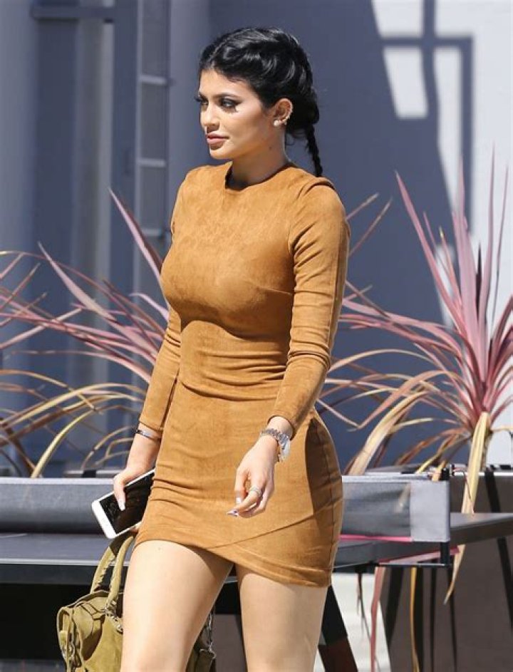 KYLIE JENNER in Tight Dress Out for Dinner in Santa Monica 03/12/2019