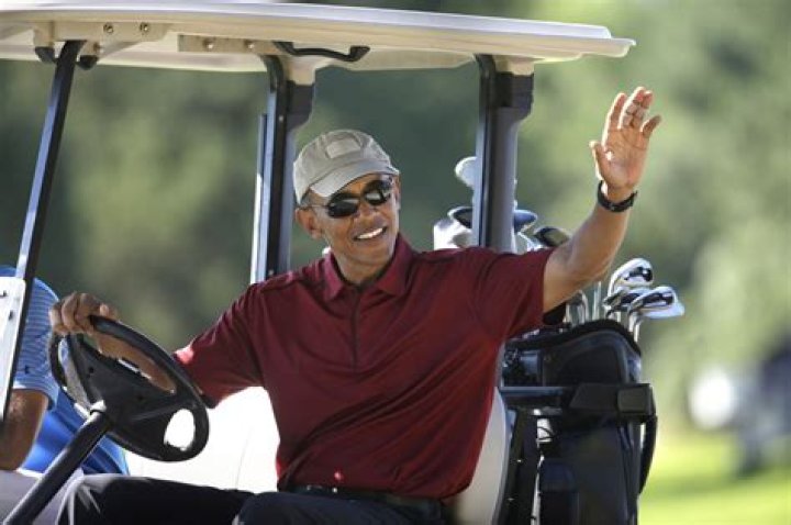 Larry Fitzgerald went golfing with Barack Obama and hit a holeinone