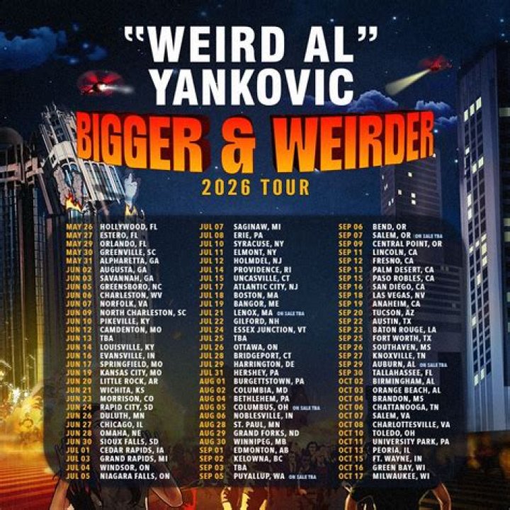 &ldquo;Weird Al&rdquo; Yankovic Announces 2023 Australian Tour