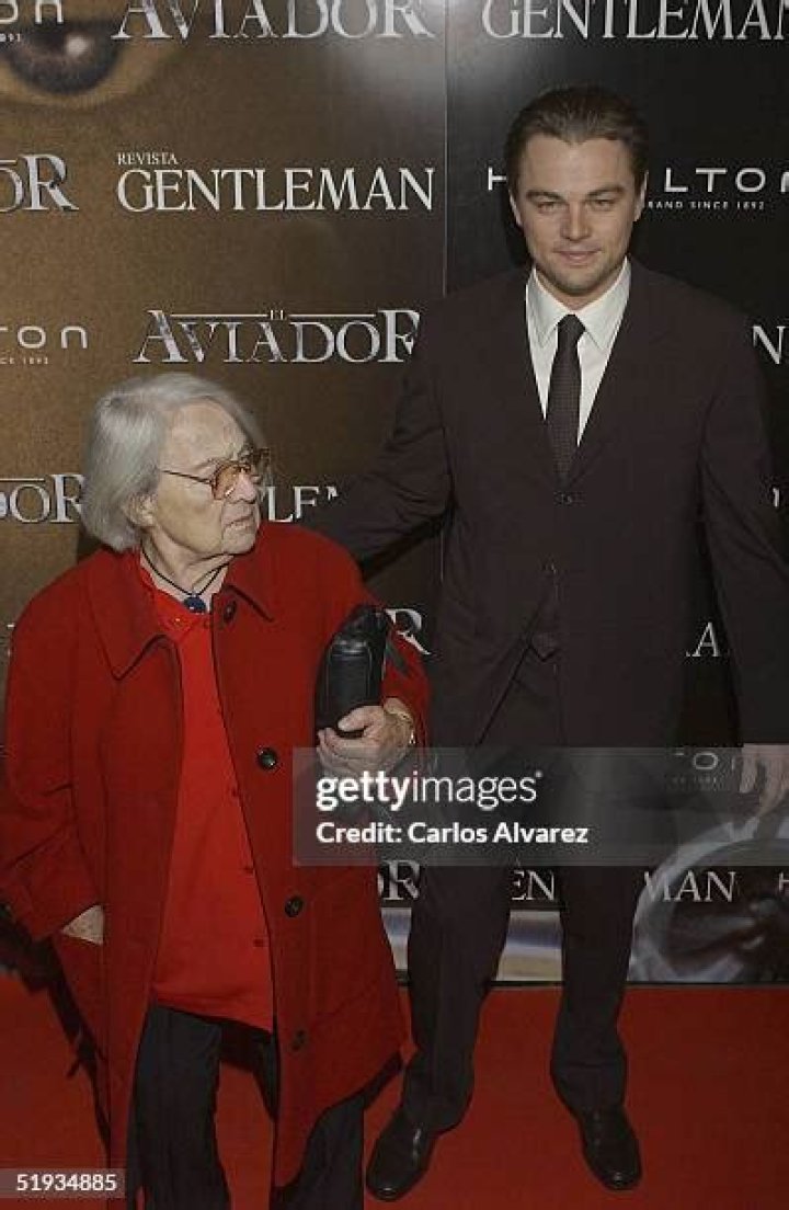 Leonardo Dicaprio Grandmother Helene Indenbirken Premiere Editorial