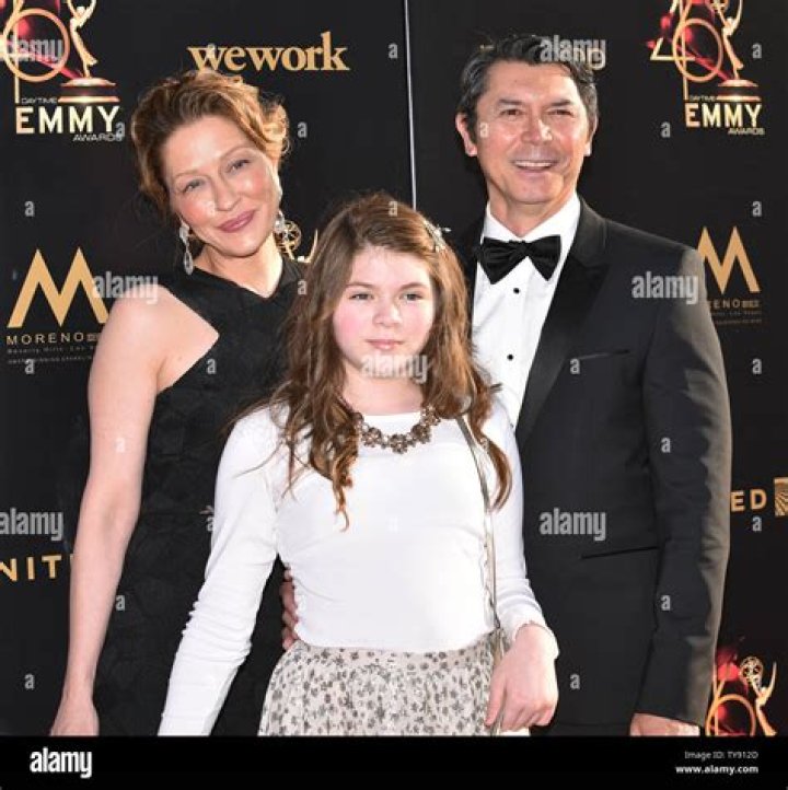 Lou diamond phillips and wife yvonne hires stock photography and