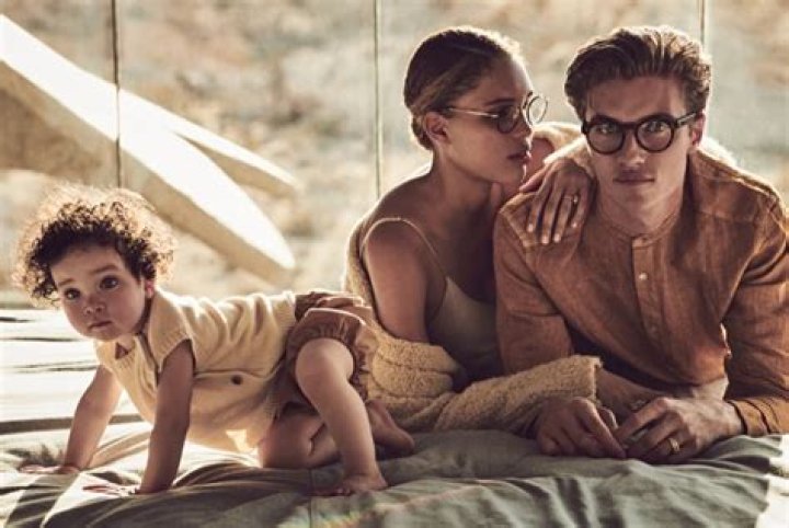 Lucky Blue Smith Wife Daughter Oliver Peoples Campaign 2022 The