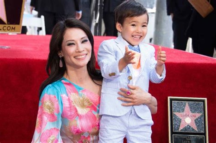 Lucy Liu and Hapa son. Scrolller