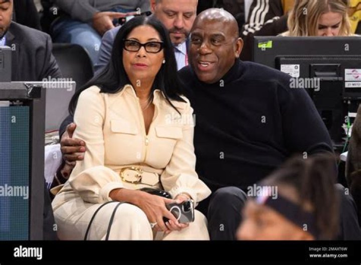 Magic Johnson and Wife Cookie Celebrate 25 Years of Marriage In a Big